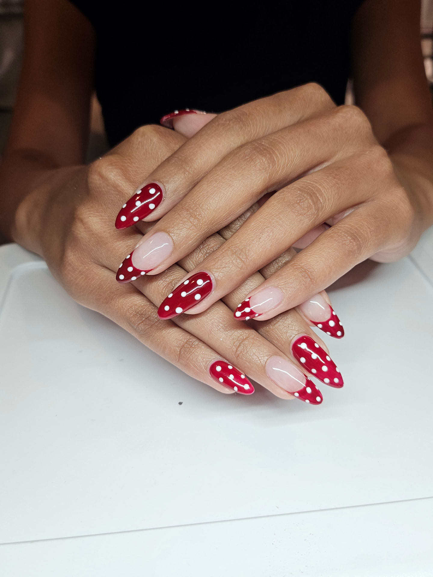 Polka Dot Romance — Gel Extensions